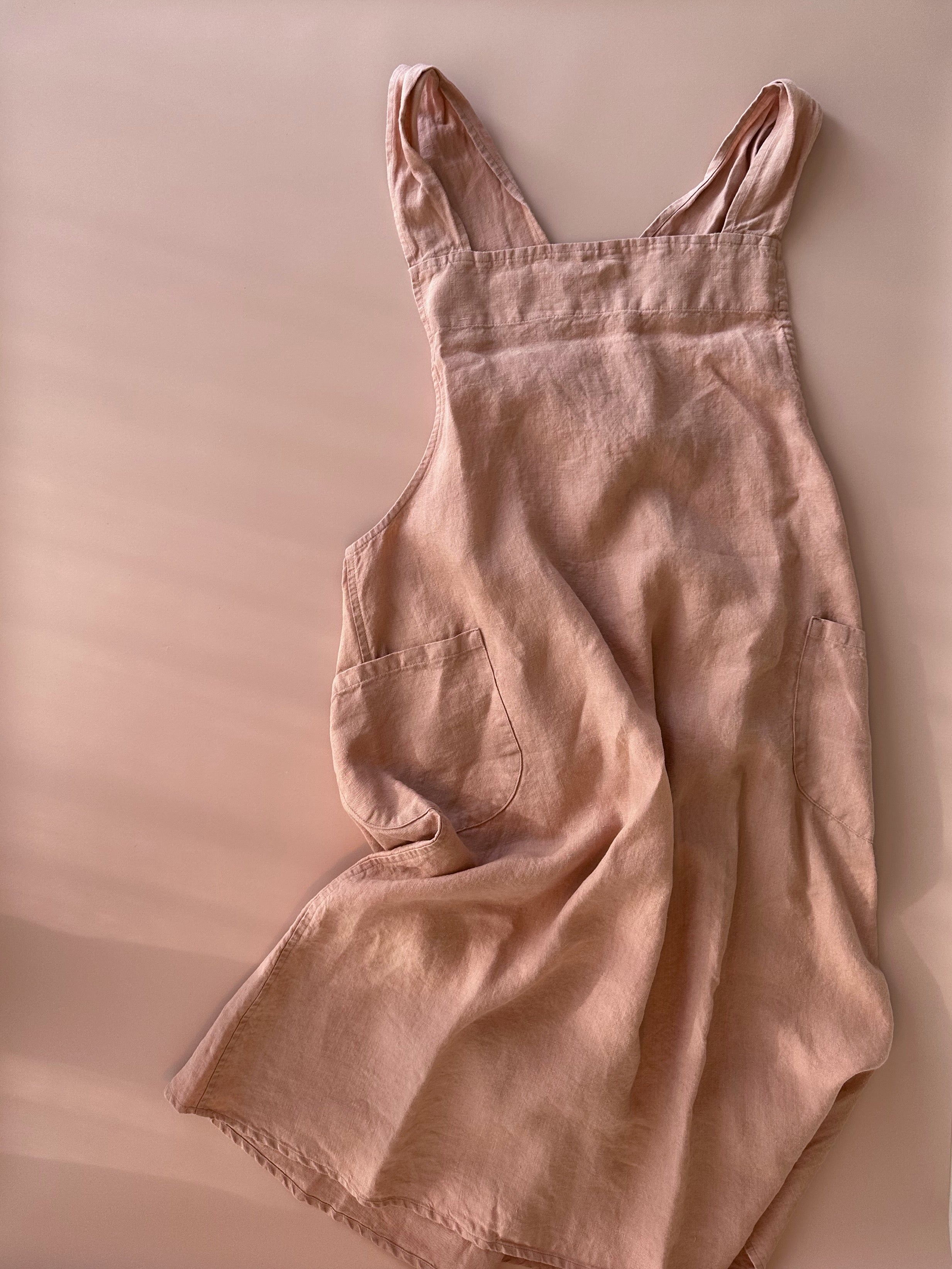 Washed Linen Japanese Style Apron